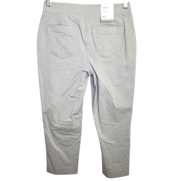 Style & Co. Gray Capri Mid Rise Comfort Waist XS - Picture 2 of 9